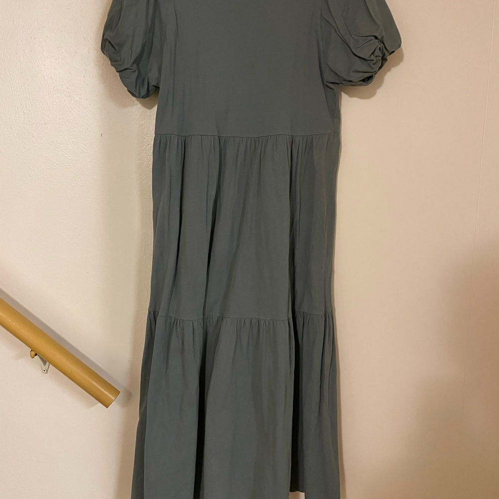 Roolee Green Midi Dress - Picture 3 of 4